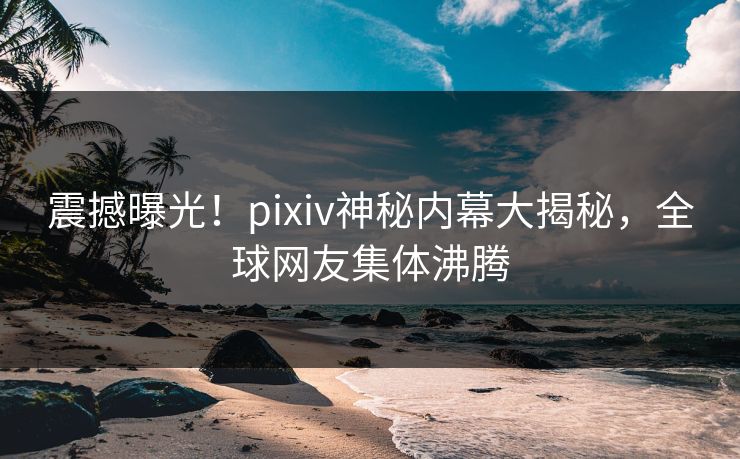 震撼曝光！pixiv神秘内幕大揭秘，全球网友集体沸腾